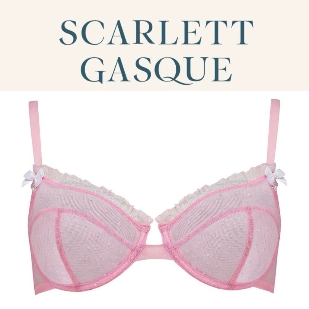 Scarlett Gasque Polka Dot Bra